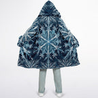 Soft as snowfall - Unisex Hooded Cloak with zippers