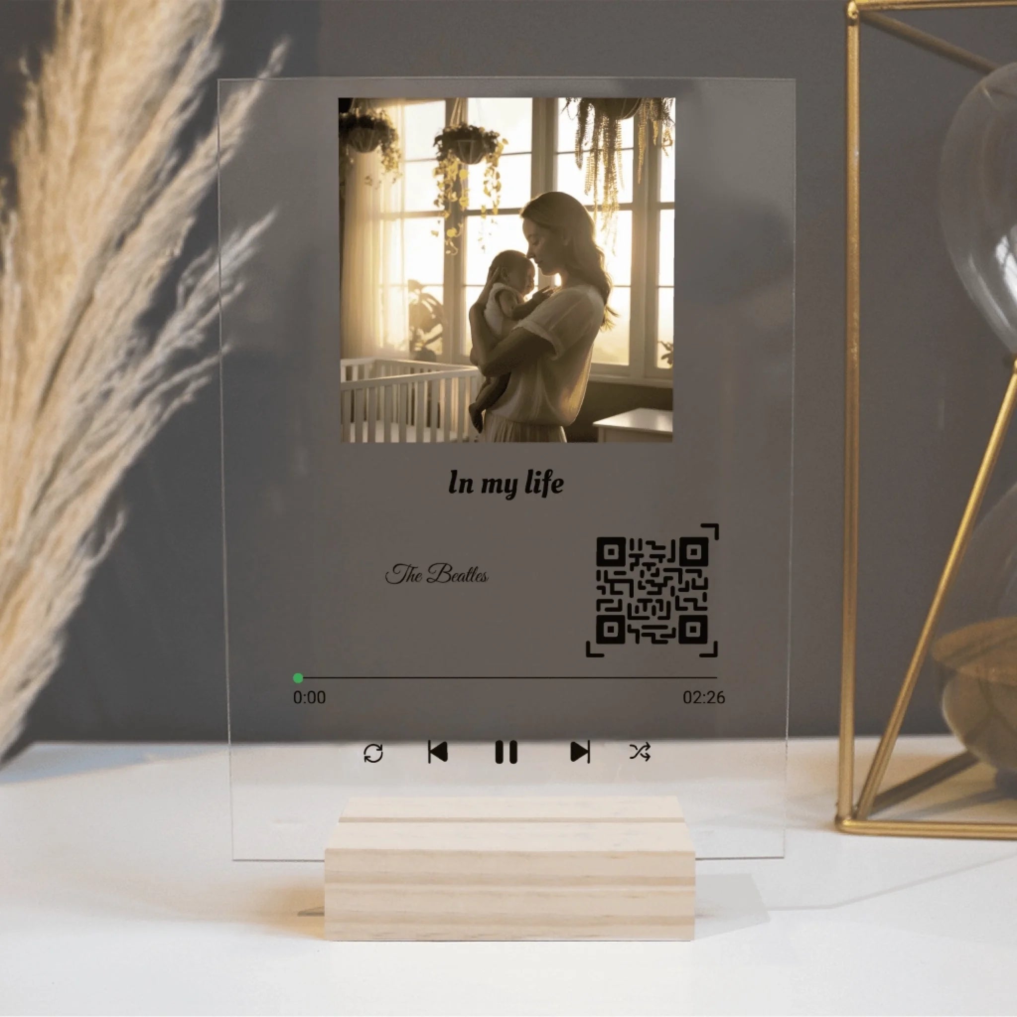 mom full mockup acrylic plaque printway