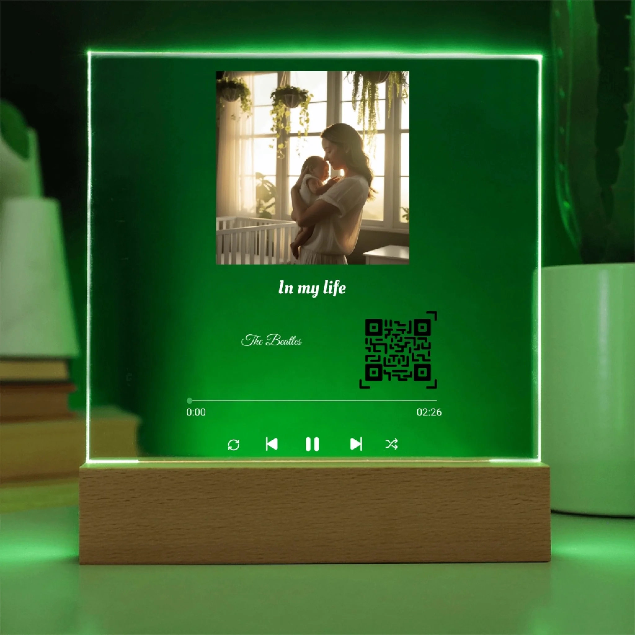 Unique mother's day gift, custom mother's day gift, Custom QR code