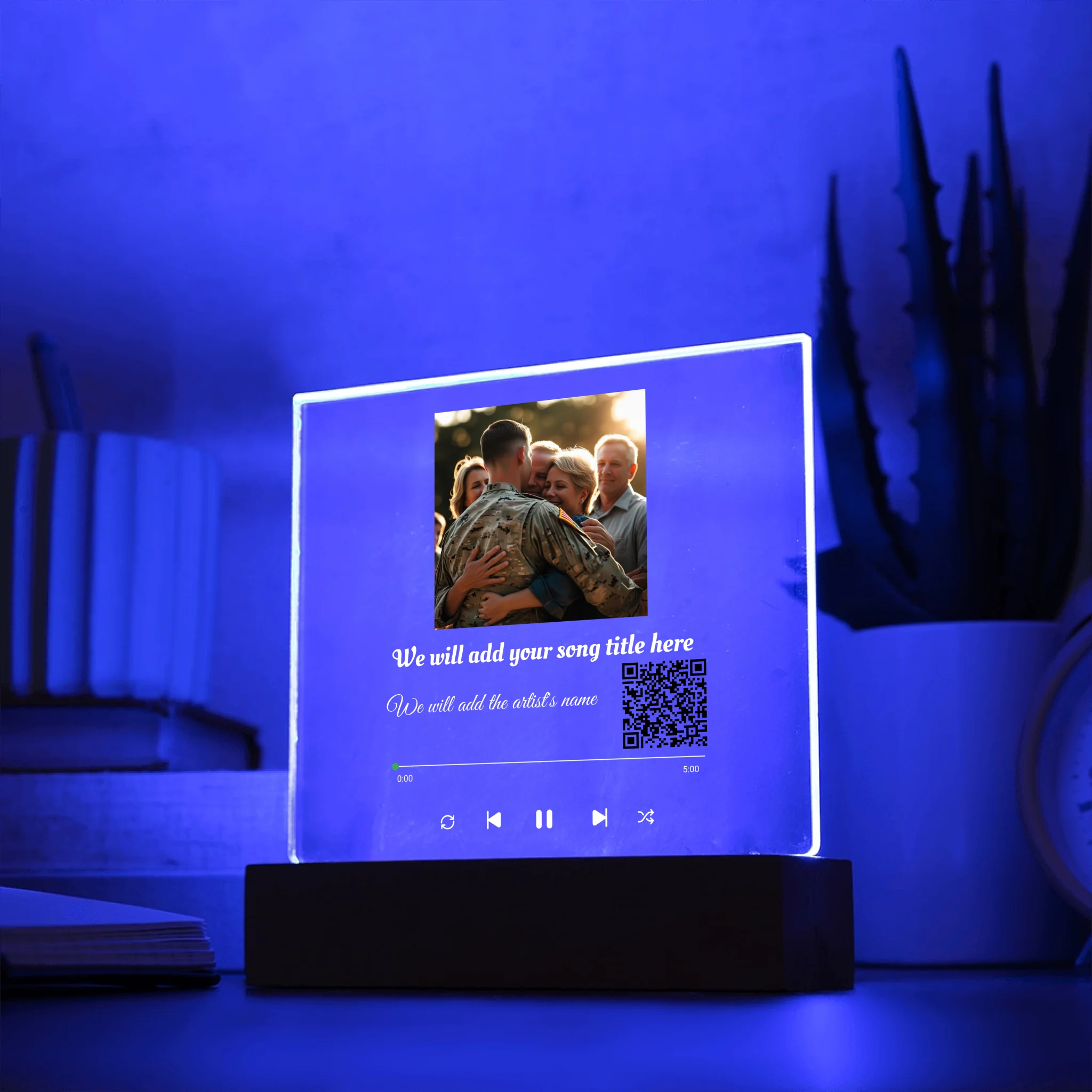 Acrylic Square LED 2