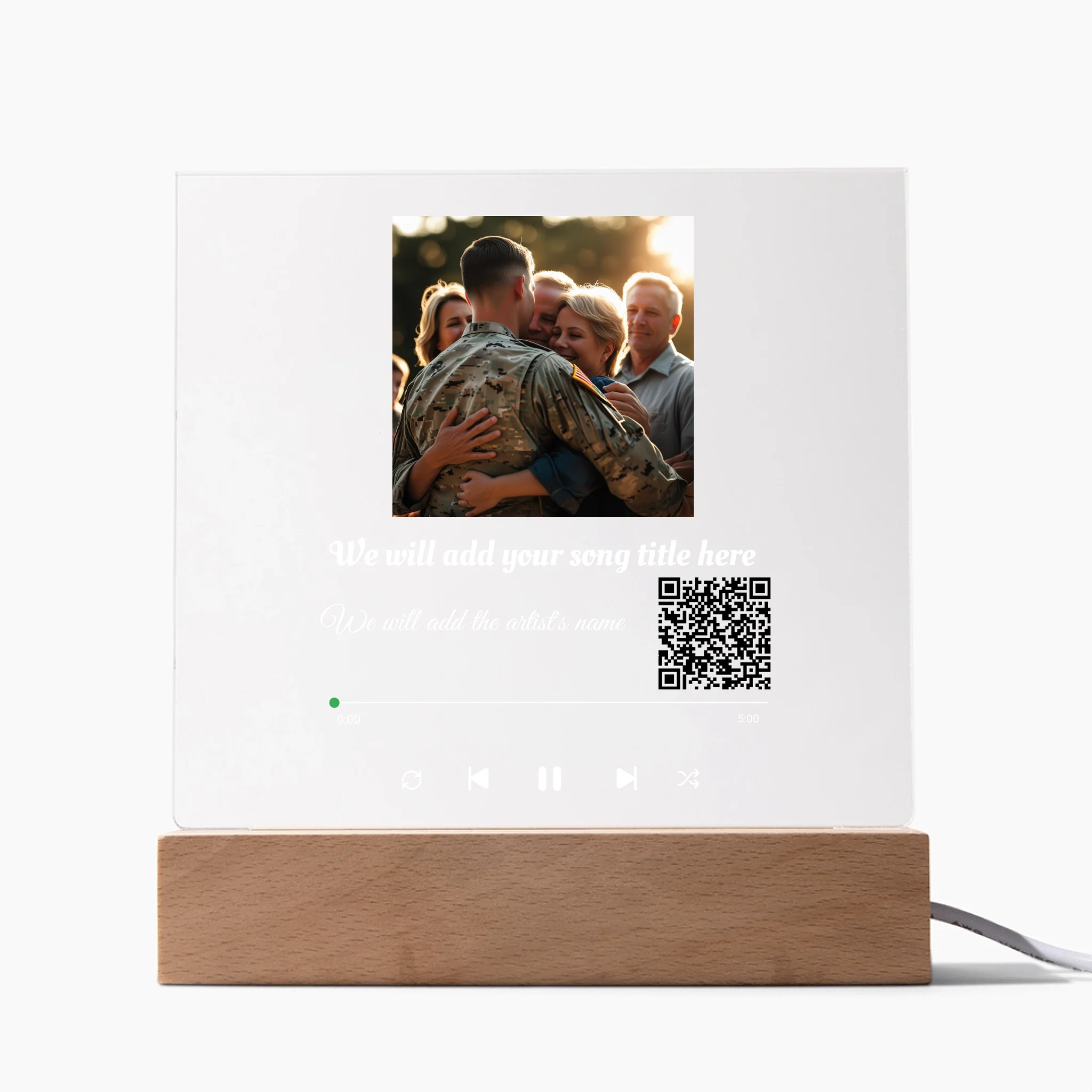 Acrylic Square LED 1