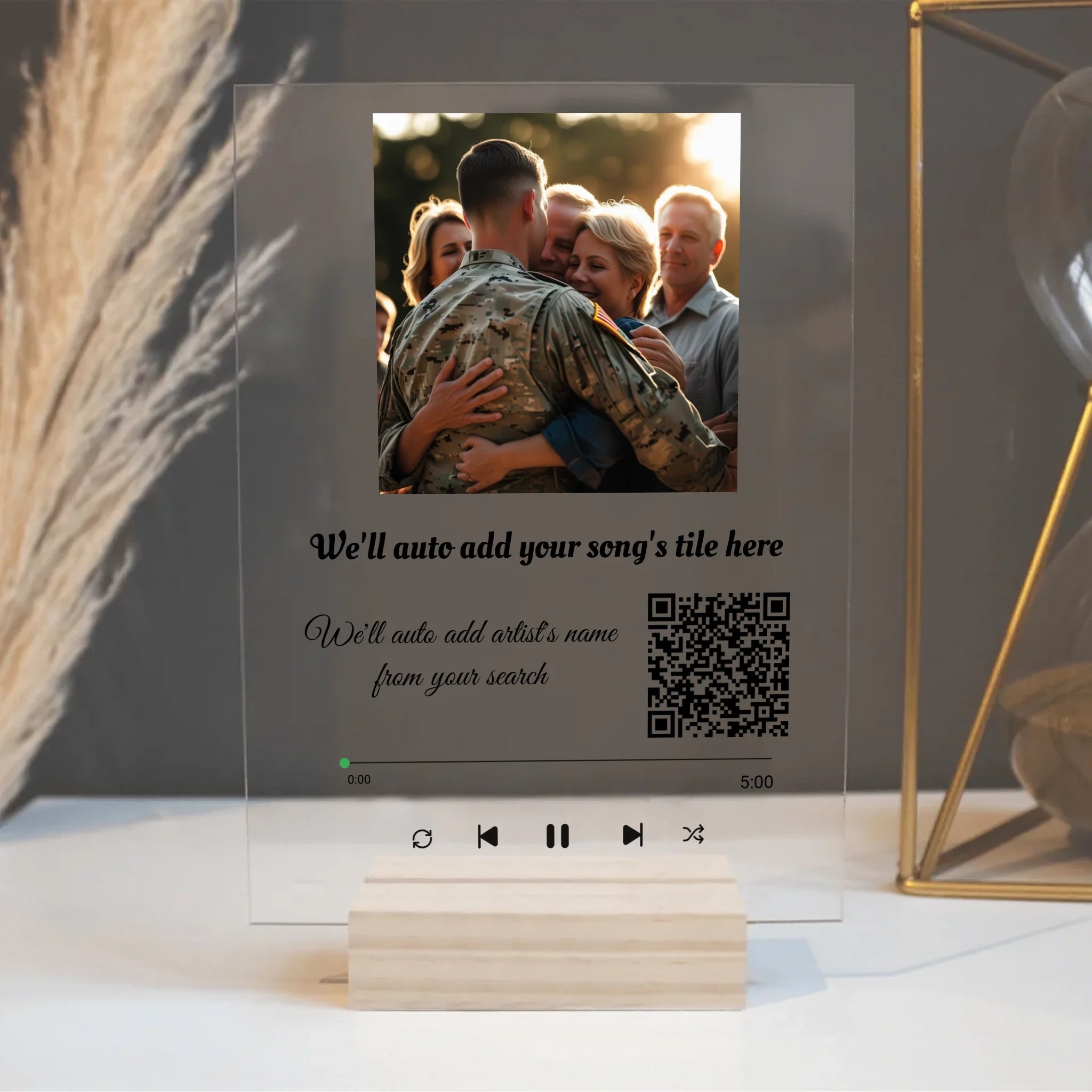 Unique and thoughtful mother's day gift, custom mother's day gift acrylic plaque