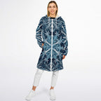 Soft as snowfall - Unisex Hooded Cloak with zippers