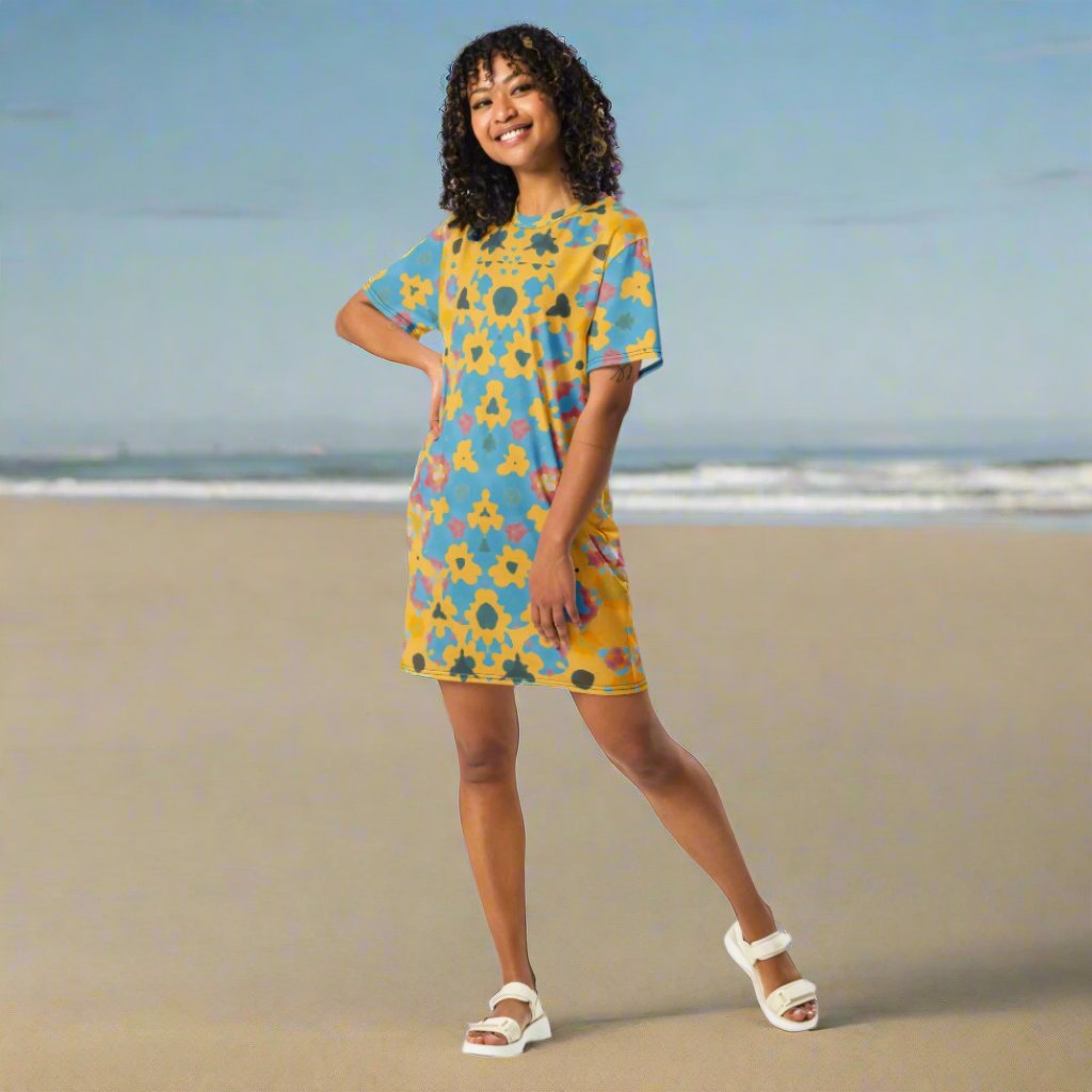 T-shirt dress - fun and light