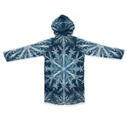 Soft as snowfall - Unisex Hooded Cloak with zippers