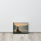 Meditation canvas - Yoga room decore, wall decore